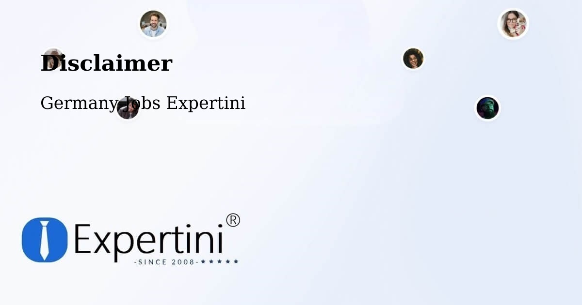 Disclaimer – Freudenberg - Germany Jobs Expertini