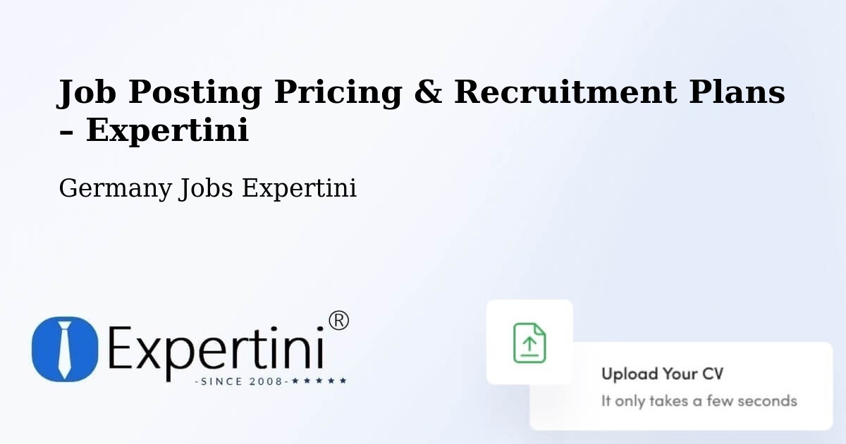 Job Posting Pricing & Recruitment Plans – Freudenberg - Freudenberg, Germany Jobs Expertini