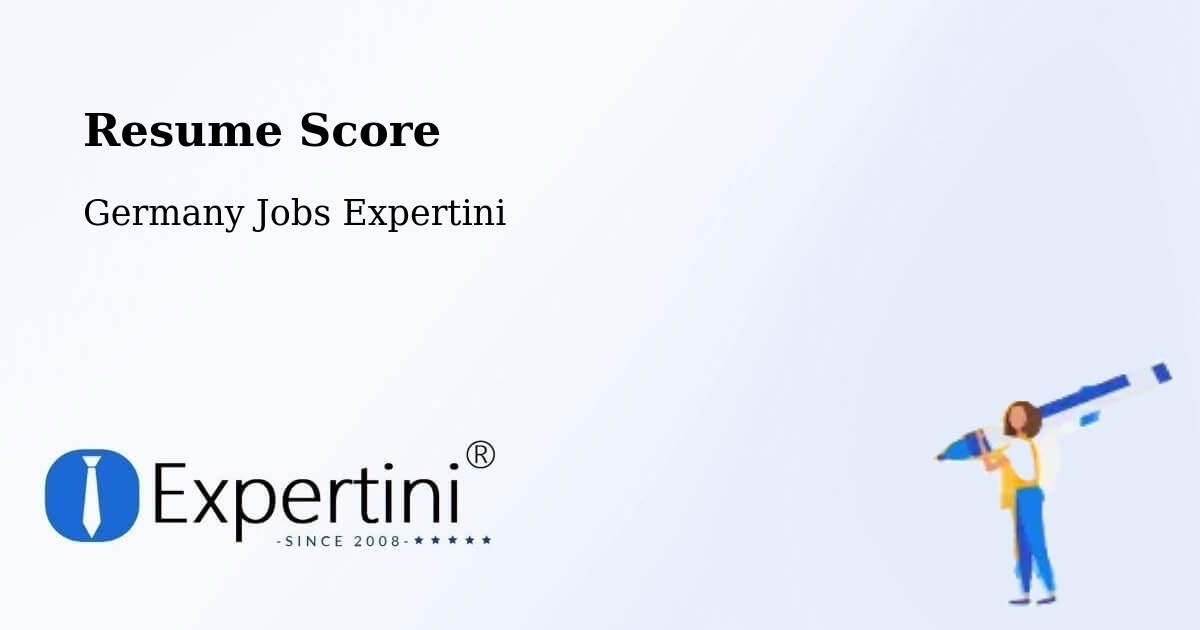 Resume Score & Job Description Match Tool – Freudenberg - Germany Jobs Expertini